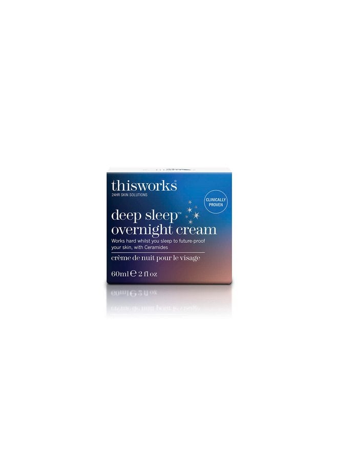 THISWORKS Deep Sleep Overnight Face Cream with Persian Silk Tree Extract, Ceramides & Copper PCA, to Help Fight Signs of Fatigue & Support Skin Renewal, 60ml - Image 2