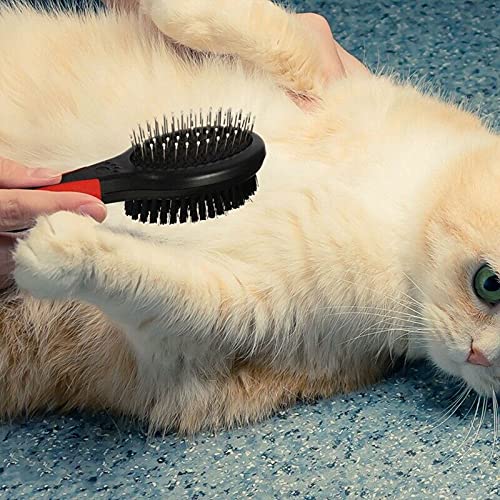 THE DDS STORE Pet Grooming Brush,Double-sided Long Short Hair Dog Cat Comb Puppy Pet Fur Grooming Shedding Tool (SMALL) - Image 3