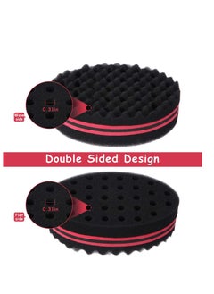 KASTWAVE Afro Twist Hair Comb with Wave Barber Tool Brush Curl Sponge Coils for Natural 2 Pieces  - Image 3