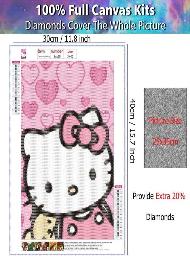 YALKIN 5D Diamond Painting Kits for Adults DIY Full Round Drill (11.8x15.7 inch) Diamond Art Pictures for Home Wall Decoration, Gifts - Image 4