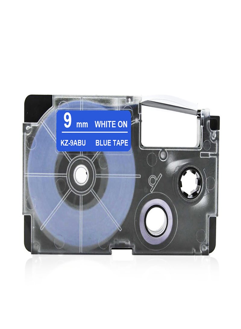 9mm Label Tape Compatible Tape Cartridge Ribbon Replacement for Casio KL-60 KL-100 KL-170 KL-120 KL-180 KL-780 KL-820 KL-7400 KL-8700 KL-8800 CW-L300 EZ Label Maker - Image 1