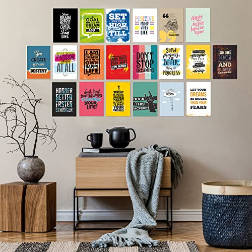 PAPER PLANE DESIGN Inspirational Wall Abstract Motivational Poster Set of 20 (A4 size) (Poster) - Image 3