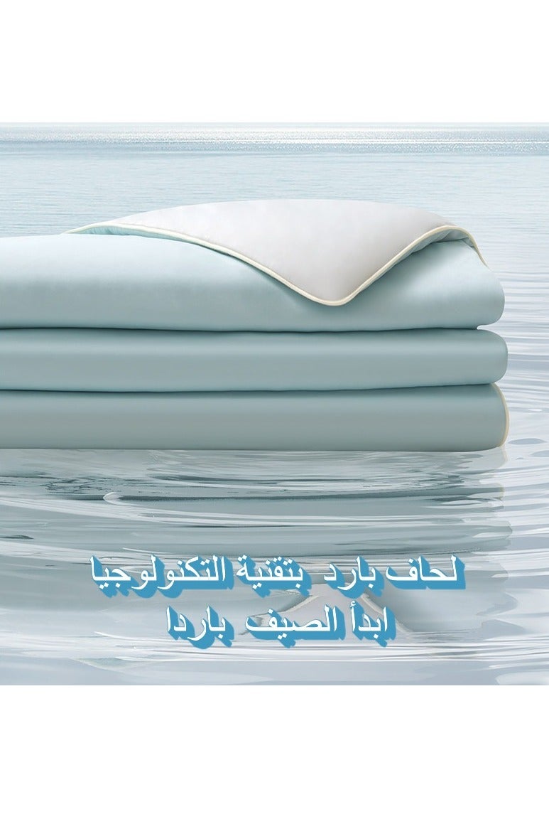 ShinyFlower Cooling Technology Summer Comforter With 100% Polyamide Fabric And Cooling Fill Ultra-Soft Lightweight Quilt Single Size 160x220cm Double Size 220x240cm - Image 1
