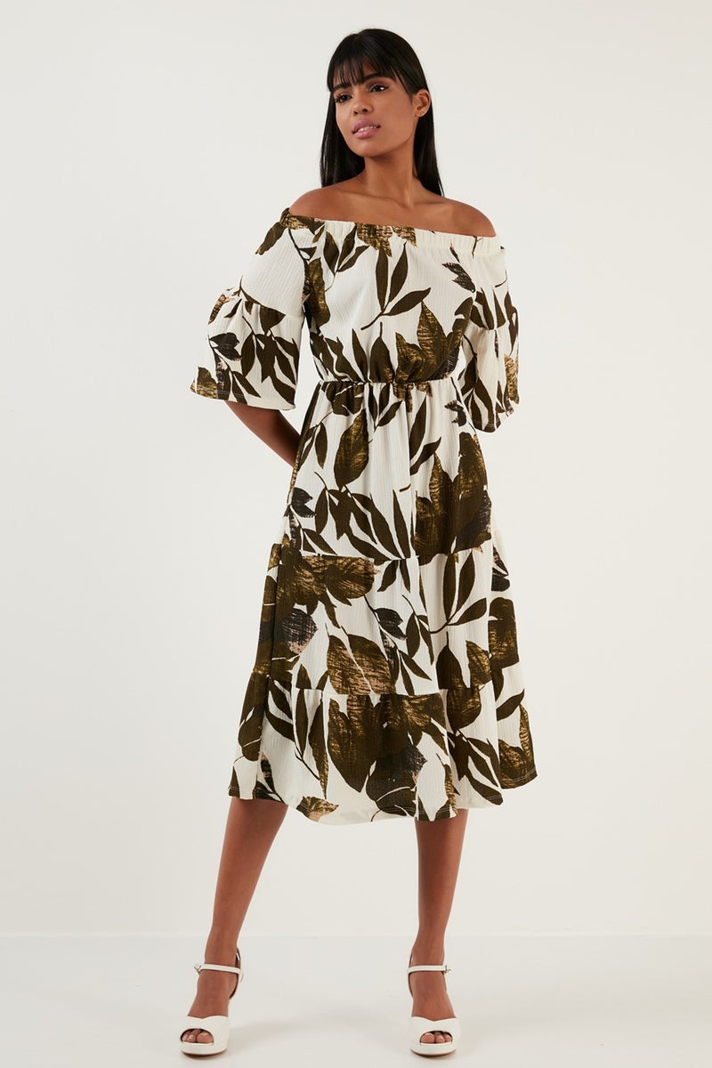 Lela Floral Off-Shoulder Dress  - Image 3