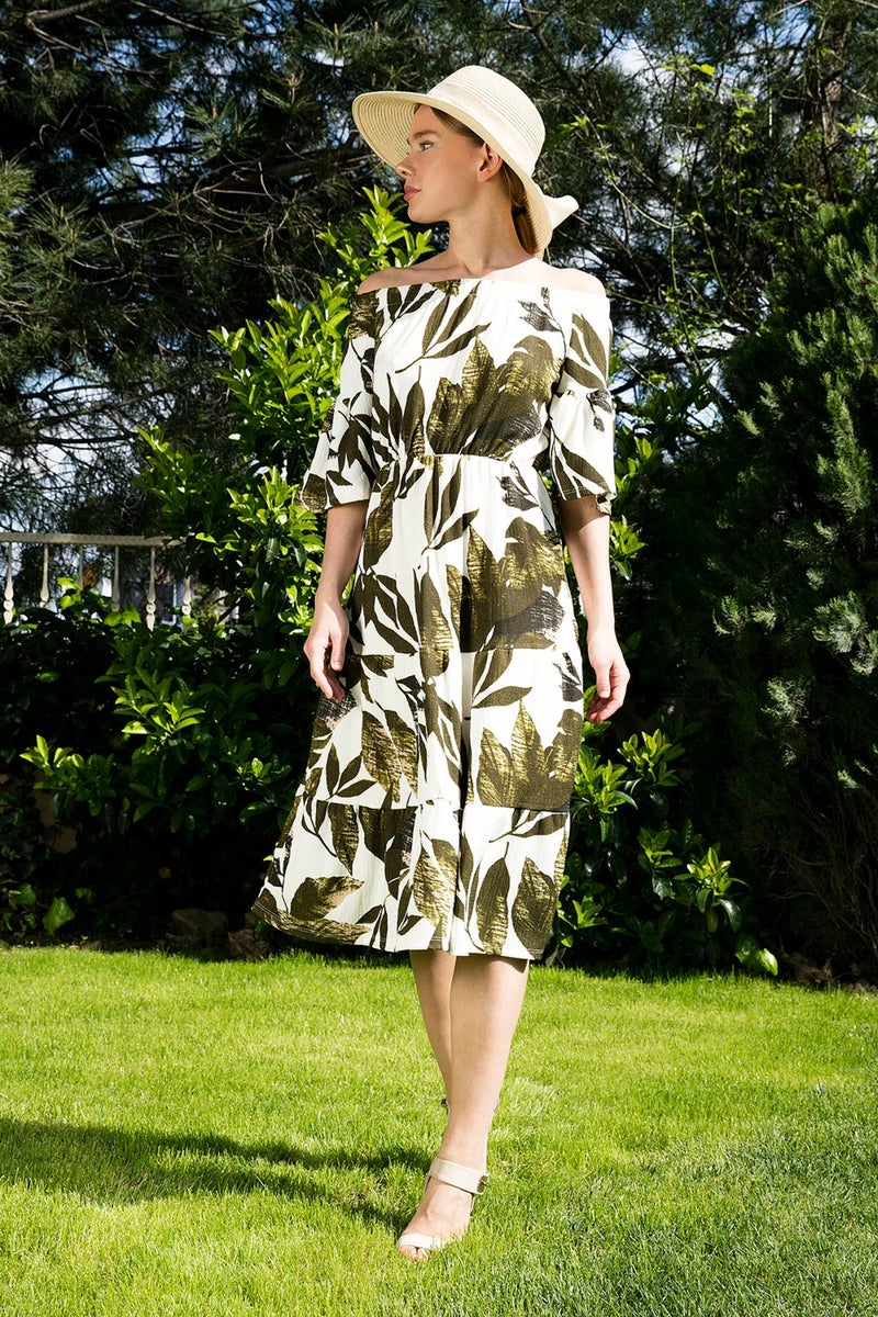 Lela Floral Off-Shoulder Dress  - Image 1