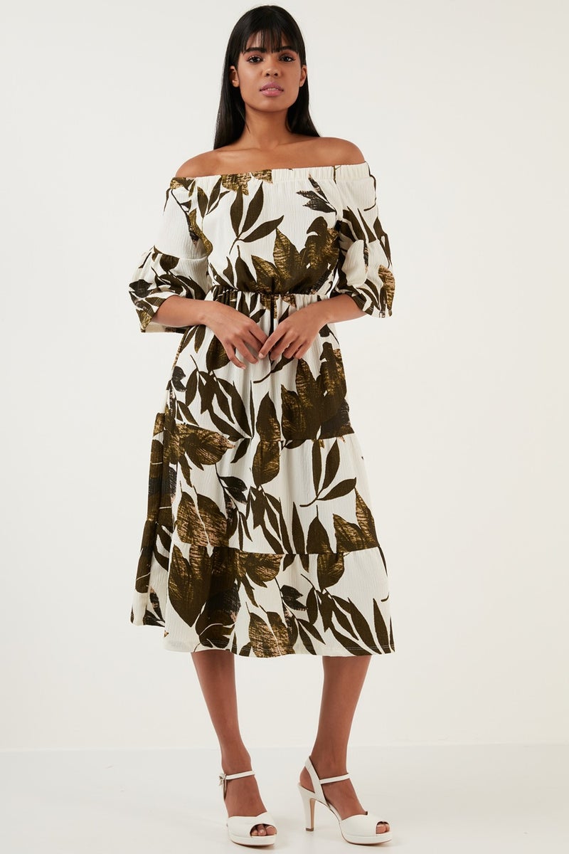 Lela Floral Off-Shoulder Dress  - Image 4