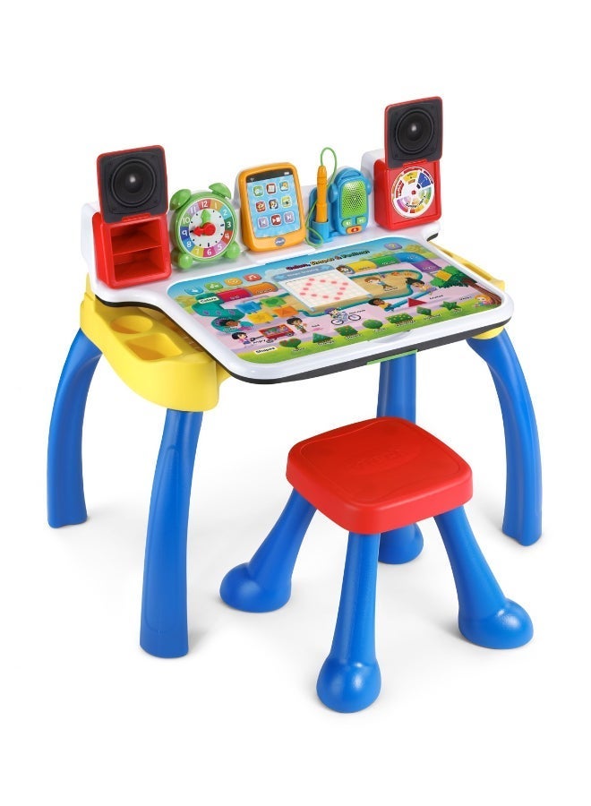 vtech Touch & Learn Interactive Activity Desk with Writing Pad, Music & Creative Play for Toddlers (Ages 2–5) - Assorted - Image 2
