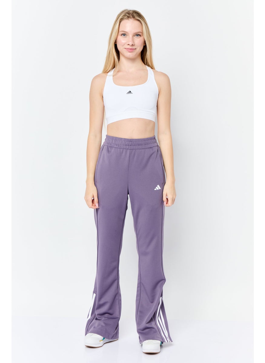 Adidas - Women Slim Fit Training Track Pants, Purple - Image 1