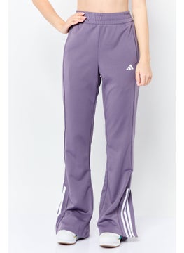 Women Slim Fit Training Track Pants, Purple