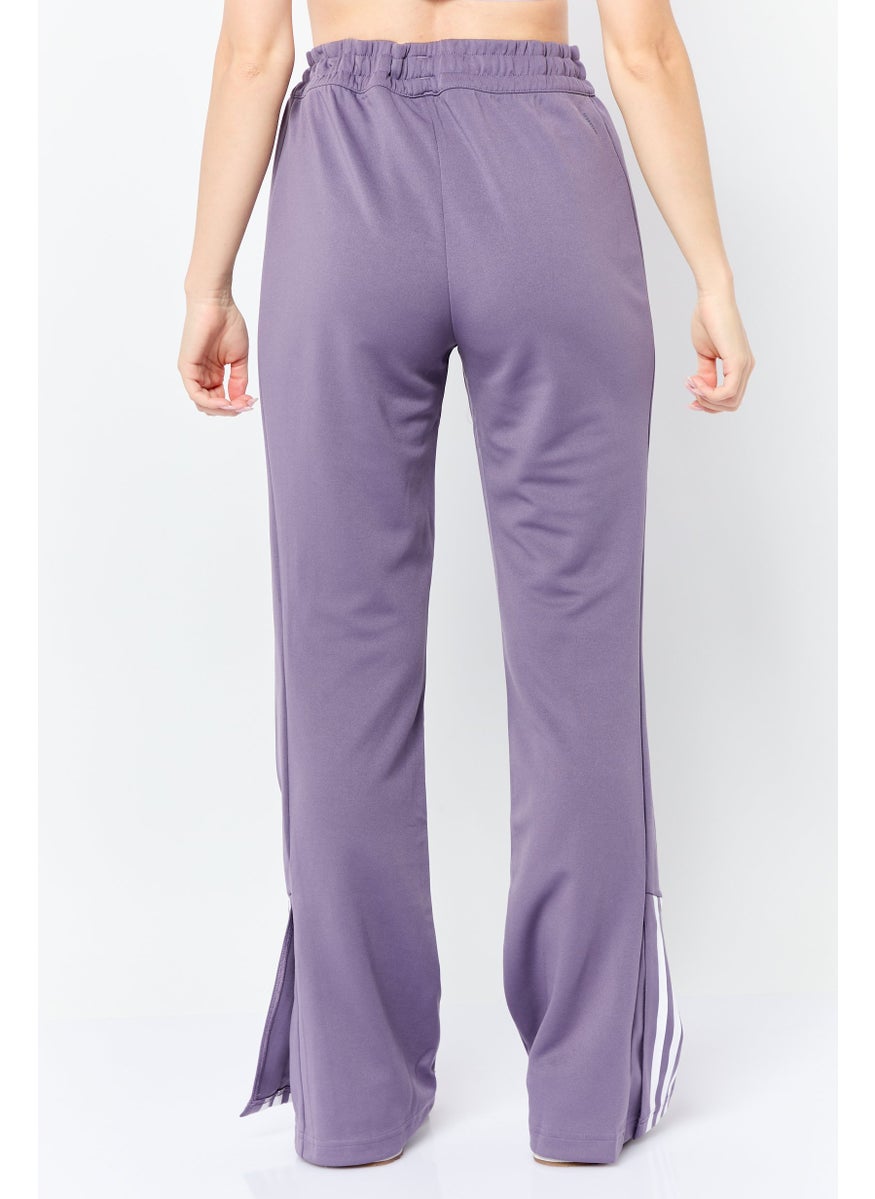 Adidas - Women Slim Fit Training Track Pants, Purple - Image 1