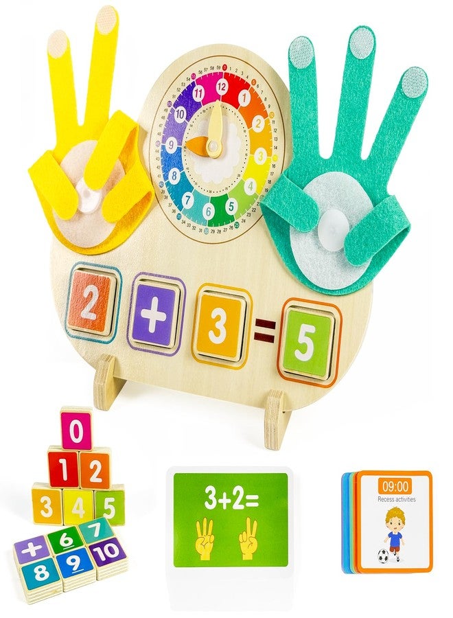 twivah Toddler Learning Toys 3-5, Educational Games with Visual Timer for Kids 5-7, Montessori Number Counting Toys, Math Manipulatives, Preschool Kindergarten School Supplies, Birthday Gifts for 2 3 4 5 6 7 - Image 1