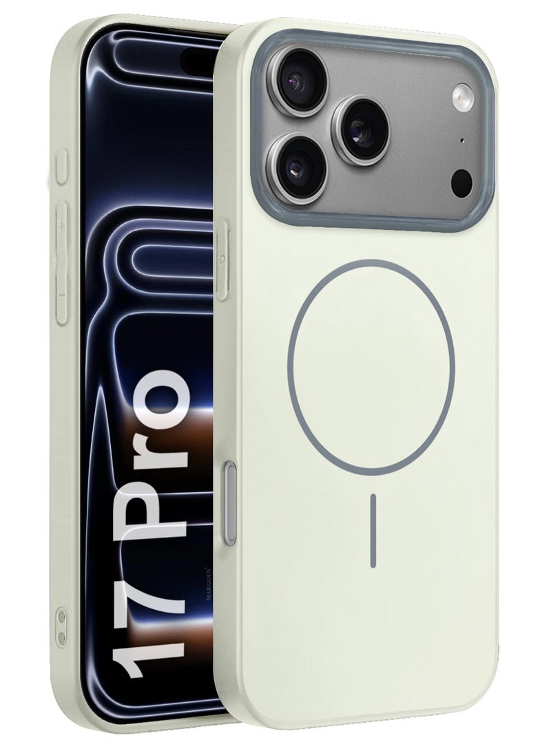 CATANES Hard TPU Case for iPhone 17 Pro - Protective Case Cover and Glossy - Slim Shock Resistant Design  - Off White - Image 1