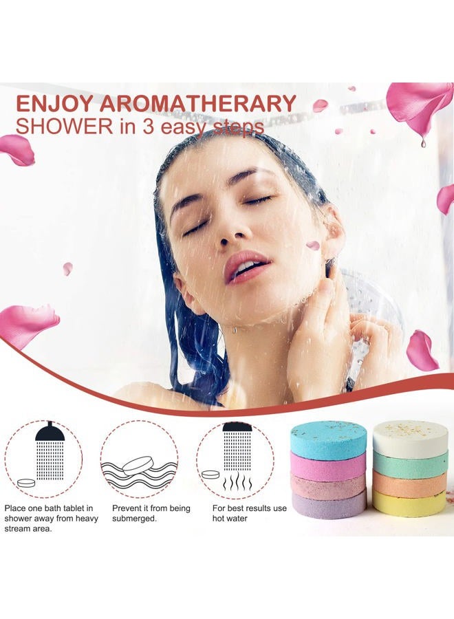 JClover Shower Steamers Aromatherapy Shower Bombs Christmas Self Care Relaxation Gifts for Women and Men includes Eucalyptus - Image 4