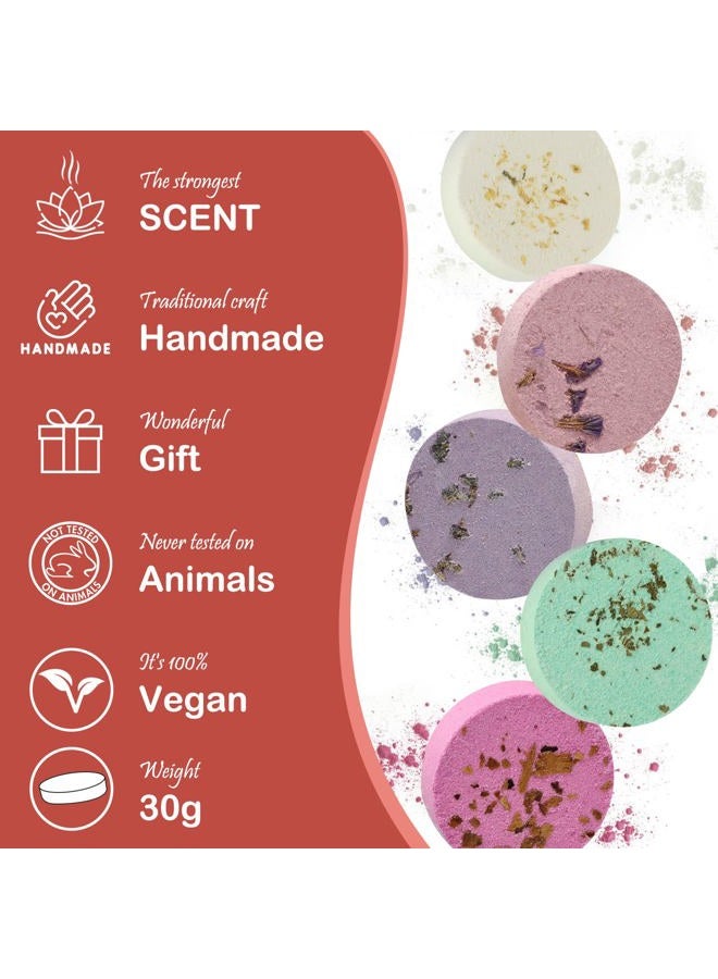 JClover Shower Steamers Aromatherapy Shower Bombs Christmas Self Care Relaxation Gifts for Women and Men includes Eucalyptus - Image 5