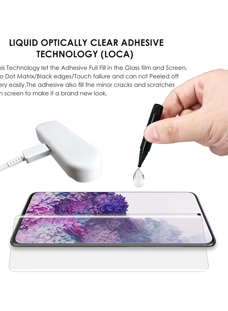 DUSALA Honor X9C Screen Protector Full Glue Edge-to-edge Tempered UV Glass Fingerprint Compatible Anti Scratch 9H hardness for Honor X9C - Image 4