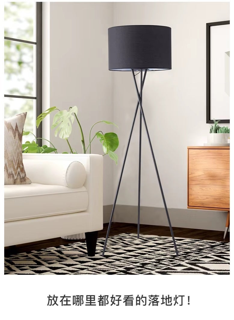noon east Modern Standing Floor Lamp for Living Room, Bedroom, or Office – Elegant Design with Soft Ambient Lighting Black 44x39x14 cm - Image 2