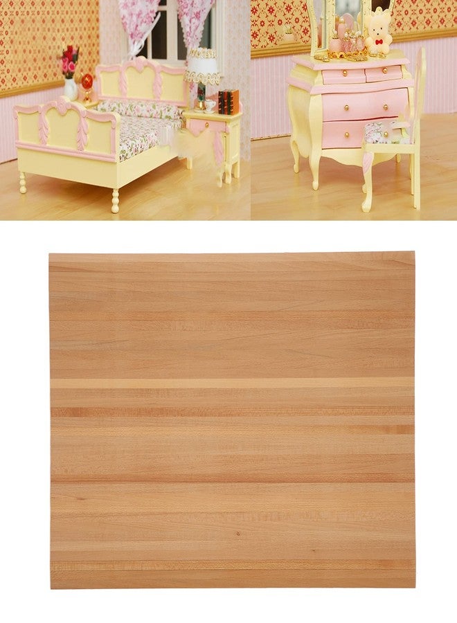 KIMISS 1:12 Dollhouse Floorboard niature Simple Elegant Wood Strip Flooring Decoration Accessory niature Dollhouse Flooring - Image 2