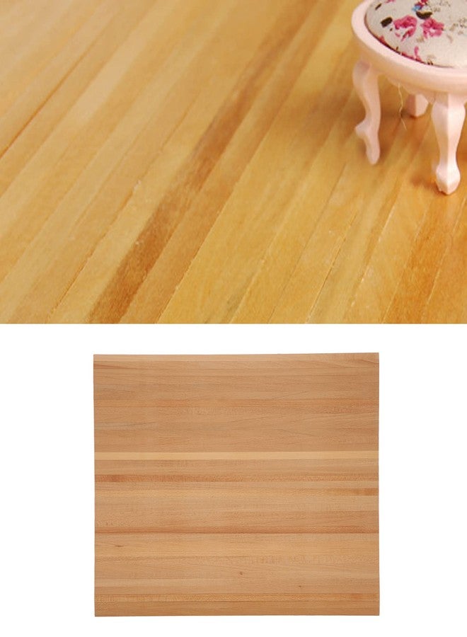KIMISS 1:12 Dollhouse Floorboard niature Simple Elegant Wood Strip Flooring Decoration Accessory niature Dollhouse Flooring - Image 5