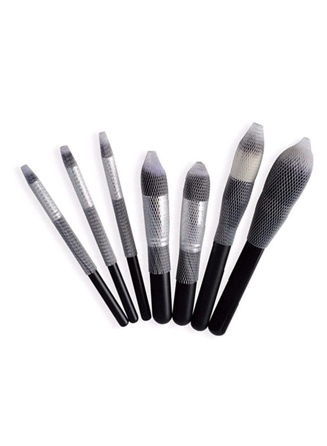 CLOTHOBEAUTY 40 Pcs Makeup Brushes Pen Guard Protector Set Reusable Expandable Mesh Cover(Not Include Brushes) - Image 5