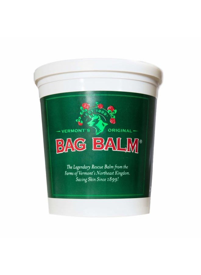 Bag Balm - Vermont's Original Hand & Skin Moisturizer, Cracked Heels Treatment, Dry Hands & Dogs Ointment - 72oz Pail - Image 1