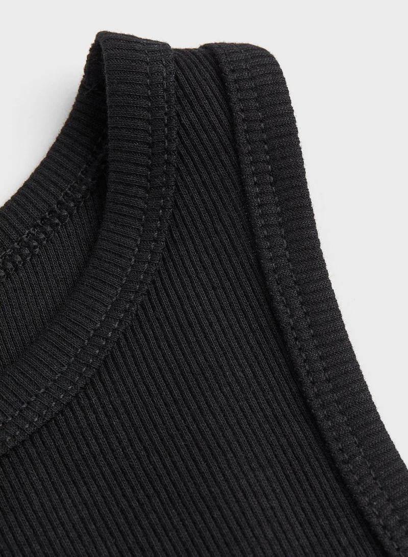 H&M Ribbed Knitted Vest