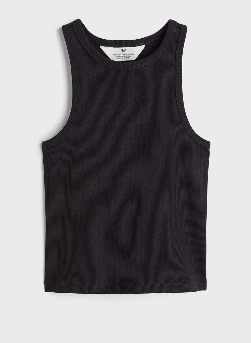 H&M Ribbed Knitted Vest