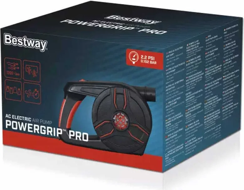 Bestway 62247 Power Grip Pro Ac 220 V Pump Standard-Standard