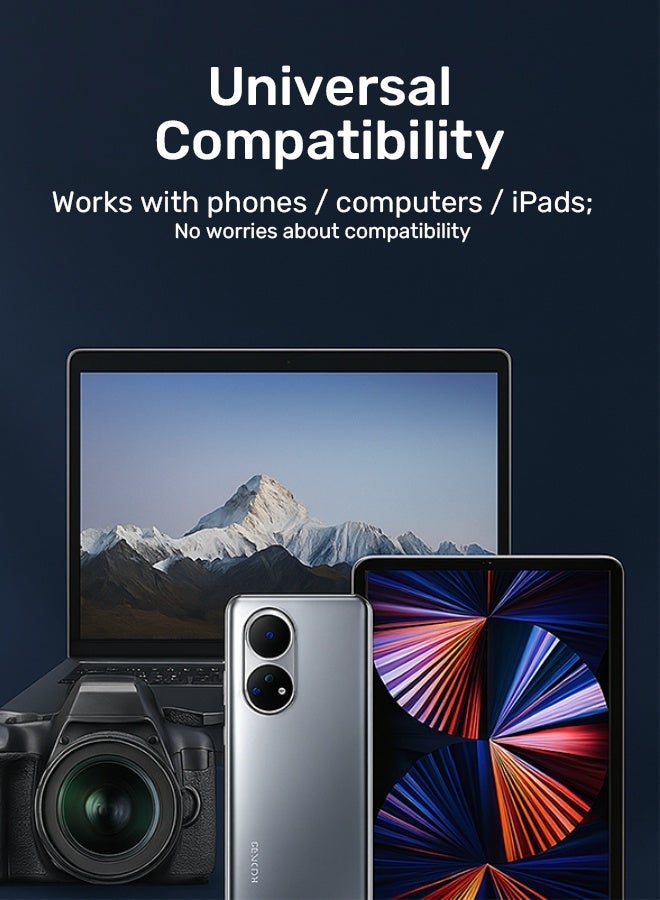 general Wireless Lavalier Microphone for IOS&Android with Lightning&Type-C- with Charge Case & 20Hrs Playtime, 2 Pack Clip-On Mini Lapel Wireless Mic for Tiktok, YouTube, Podcast, Vlog, Video Recording, Live Streaming - Image 4