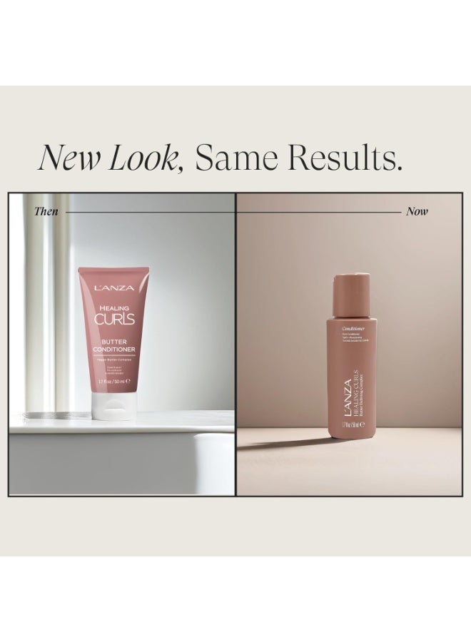 LANZA L'ANZA Healing Curls Butter Conditioner - Curly Hair Product for Moisturizing and Detangling Velvety Curls with Anti-Humidity Moisturizers, with Sulphate Free, Paraben Free Formula (1.7 Fl Oz) - Image 3