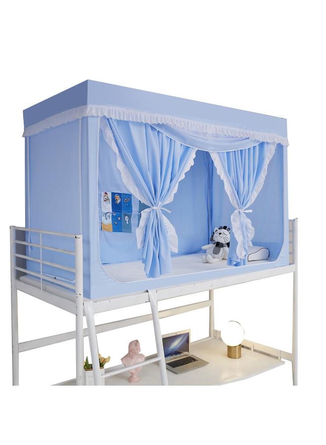 Bluejw Wholesale Female Student Mosquito Net Bed Curtain Integrated Bed Curtain Dormitory University All-inclusive Strong Shading Curtain Dormitory Bunk - Image 2