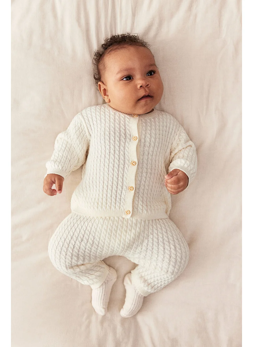 H&M 2-Piece Cotton-Knit Set