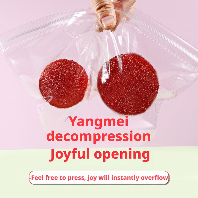 Ultra-Soft Arbutus Fruit Squishy Toy for Stress Relief - Image 2