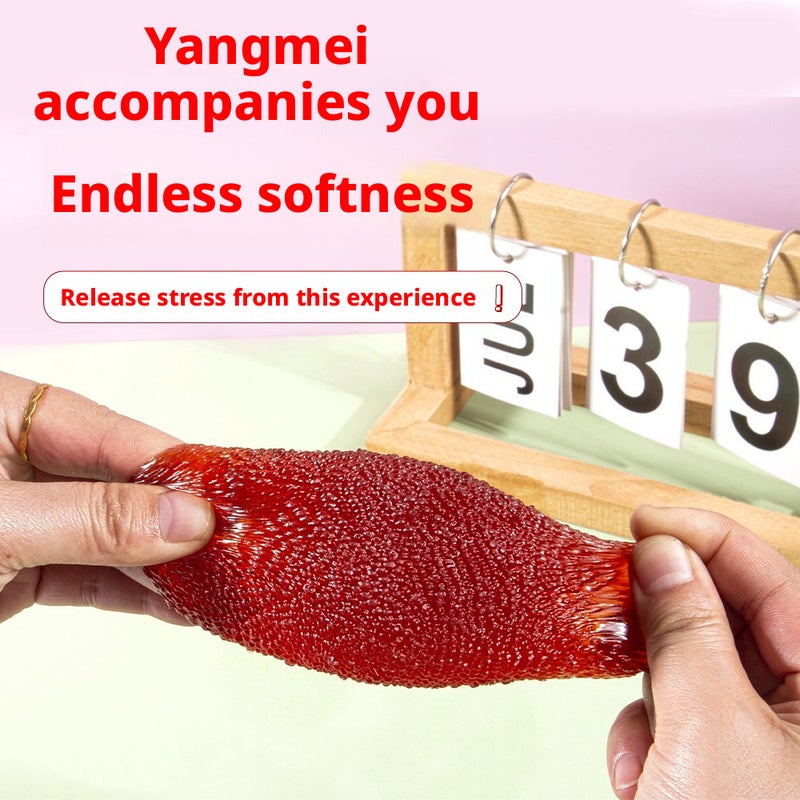 Ultra-Soft Arbutus Fruit Squishy Toy for Stress Relief - Image 3