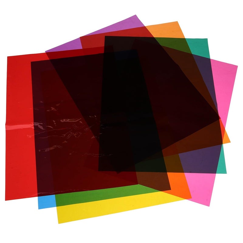 21 Sheets Colored Cellophane Wraps 7 Colors A4 Size 29x21cm for Candy Packaging and Party Decorations - Image 2