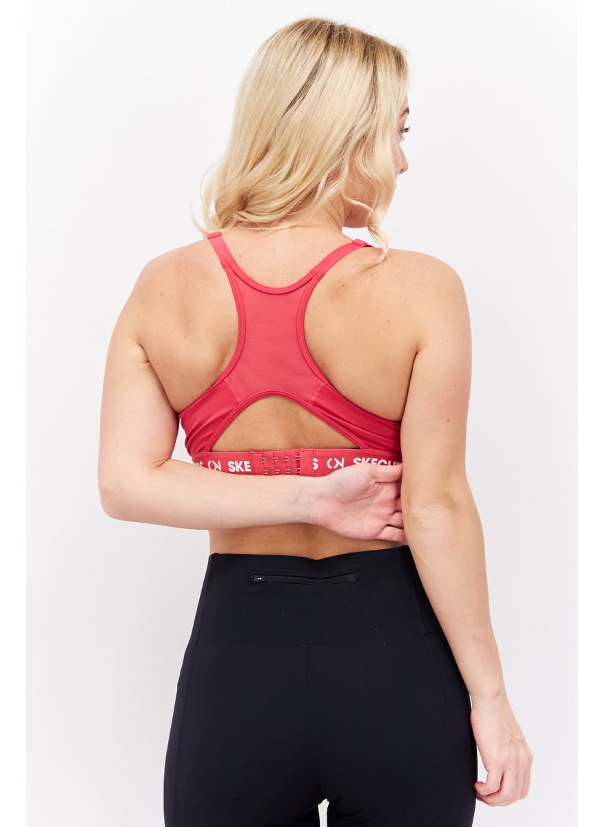 Women Brand Logo Lightly Padded Sports Bra, Red - pzsku/ZE44C883C816AF904A7BFZ/45/_/1737728303/6e7e2f26-4ee8-4b05-8a73-6393ade7b0a1