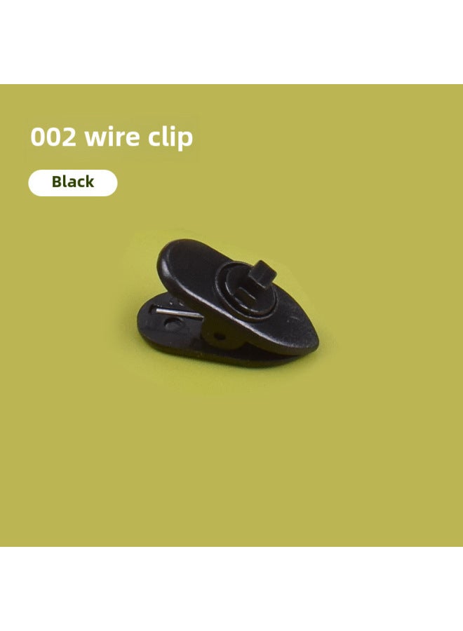 Rotatable Earphone Cable Clip Anti-lost Cable Clip Collar Clip Mobile Phone Earphone Accessories Universal Earplug Cable Fixed Clip - Image 1