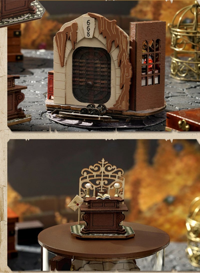 Diy cabin dream bottle 3d three-dimensional assembly model handmade toys creative birthday gift toys  - Image 4