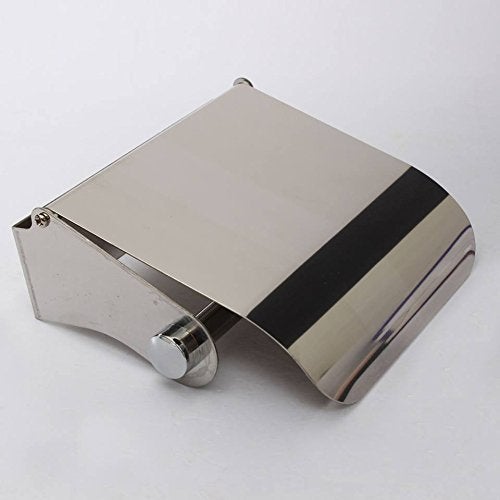 RSP Quality bit® Toilet Tissue Paper Roll Holder/Dispenser with Lid - Stainless Steel Bathroom Silver - Image 5