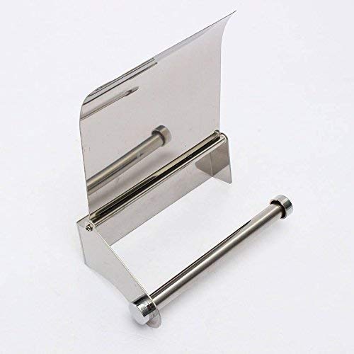 RSP Quality bit® Toilet Tissue Paper Roll Holder/Dispenser with Lid - Stainless Steel Bathroom Silver - Image 4