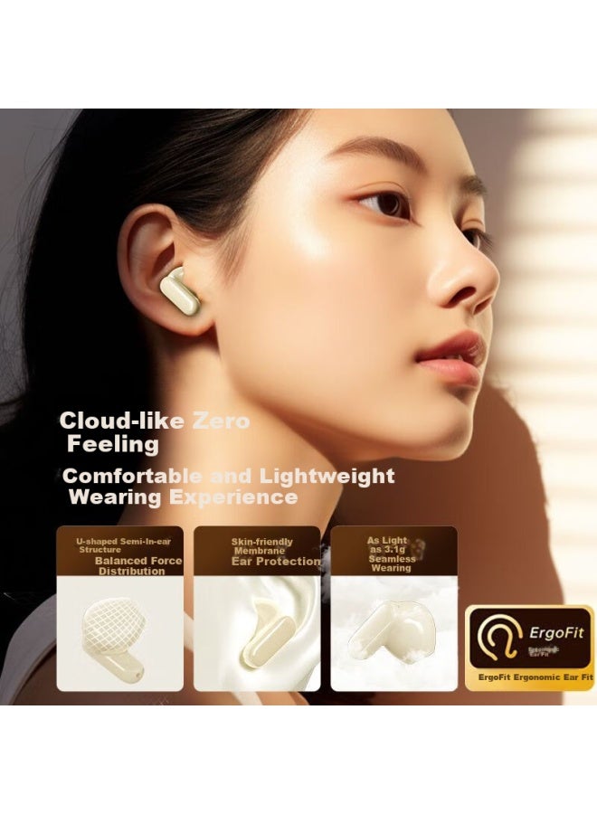 No Must Work Nobixing "berlin Sound | New Model" Pro13 Semi-in-ear Wireless Bluetooth Earphones For Running Sports With Noise Reduction High Sound Quality Long-wearing Comfortable For Xiaomi Skin Color - Image 4