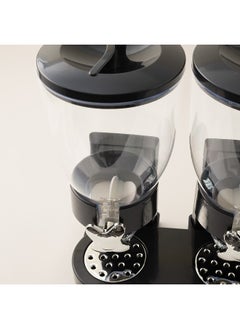 ALBERTO Black Plastic Double Cereal Dispenser 2x3500Ml  - Image 3