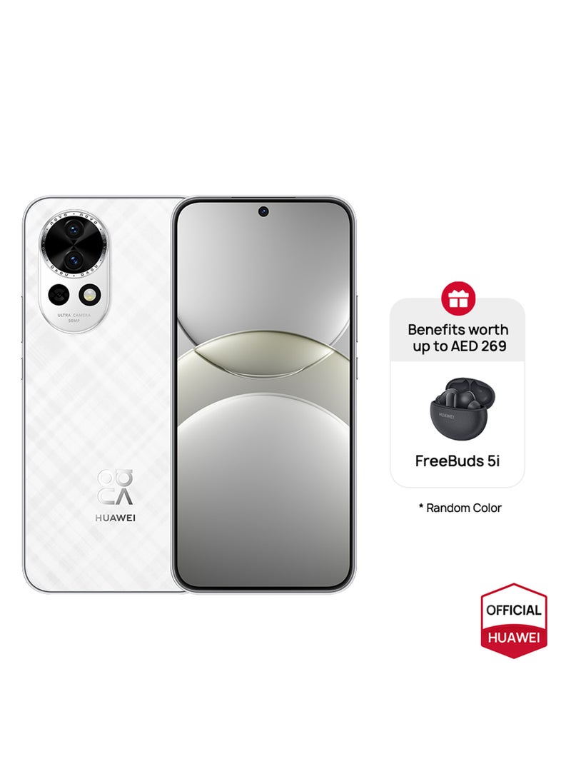 HUAWEI nova 13 Dual SIM White 12GB RAM 256GB 4G + Gifts - Middle East Version - Image 1