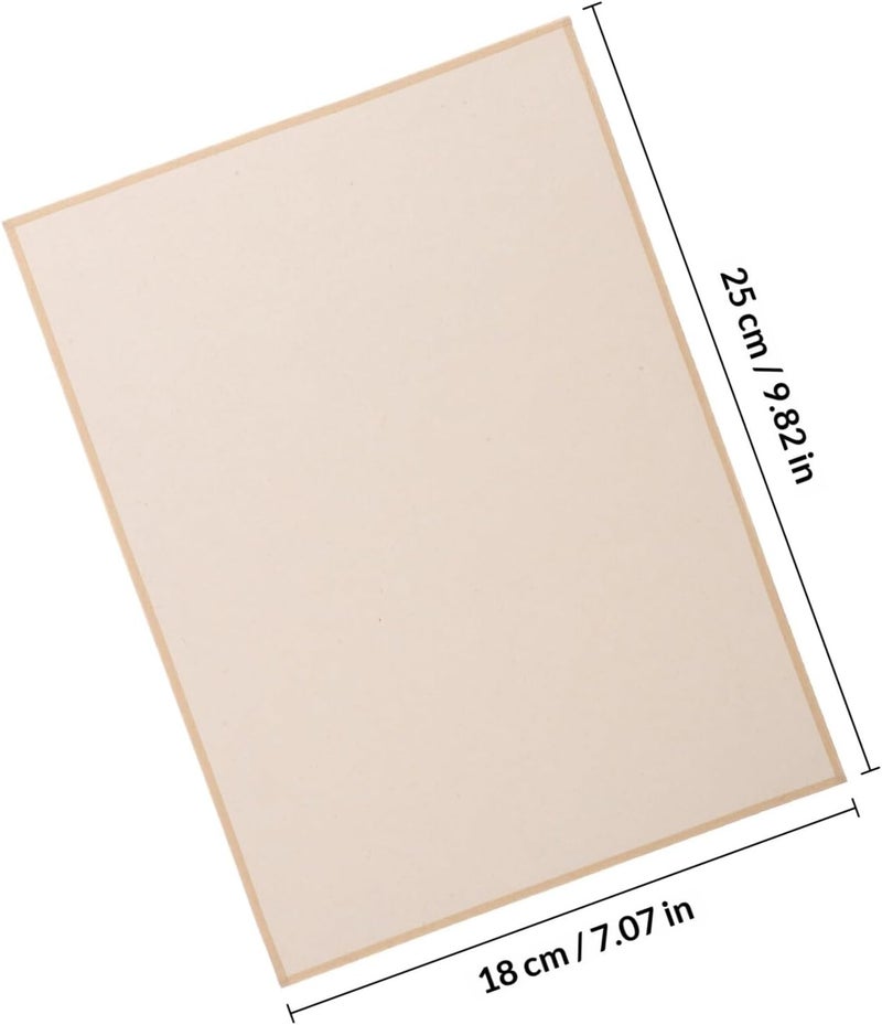 MINAOLULUS 12 Sheets Multi-Function Rice Calligraphy Paper 18x25cm White Semi-raw Xuan Paper for Professional Chinese Painting and Brush Writing Art Supplies - Image 2