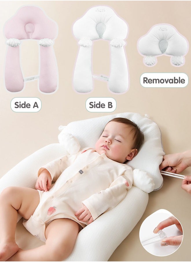 Super ZYouth Baby Head Shaping Pillow, Baby Anti-startle Sleeping Pillow for 0-36 Months Babies, Portable and  Machine Washable  - Image 1