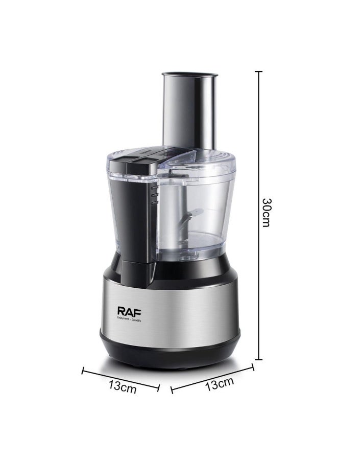 RAF 3-in-1 600W Food Processor with 750ml Bowl, Chopper & Slicing Disc - Image 2