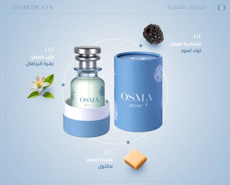 اوسما عطر أوسما وايت اف -75 مل