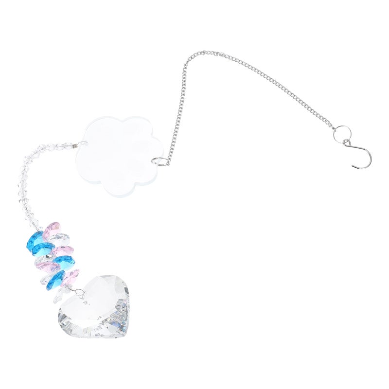Crystal Sun Catcher Pendant with Heart Design Decorative Hanging Ornament for Gardens Cars and Home Decoration - Image 4