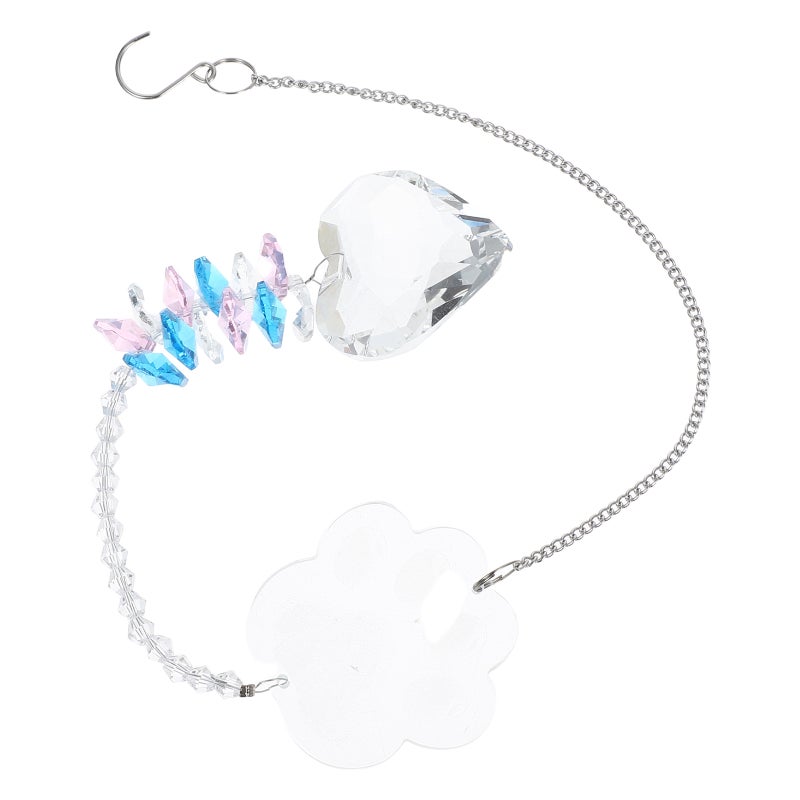 Crystal Sun Catcher Pendant with Heart Design Decorative Hanging Ornament for Gardens Cars and Home Decoration - Image 5