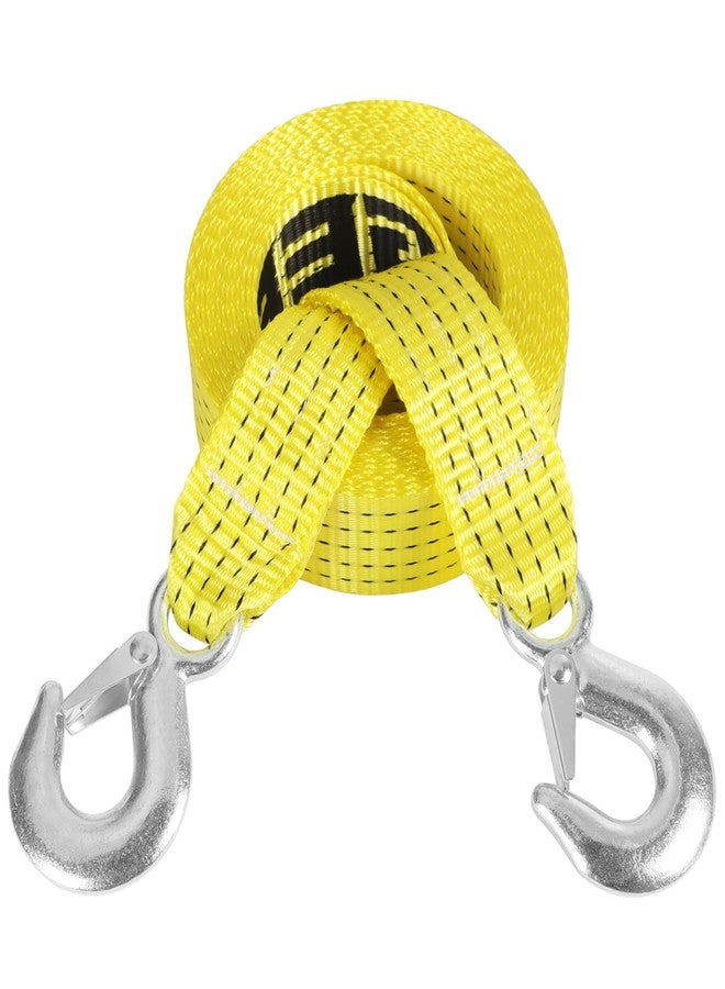GEELLI Tow Strap with Hooks, 2" x 20ft Emergency Recovery Tow Strap 15000 lbs Heavy Duty Tree Saver Winch Strap Towing Rope Acessories for Trucks, ATV, SUV, Vehicles, Roadside - Image 1
