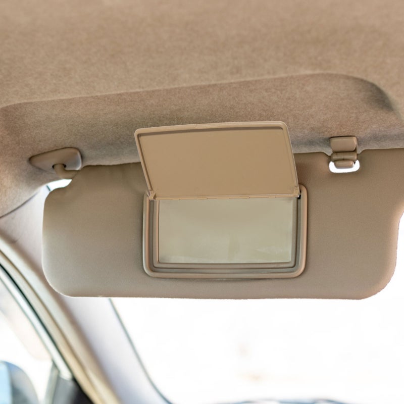 Car Mirror Cover, Flip Design for Adjustable Angle, Vanity Mirror for Grooming - Image 5